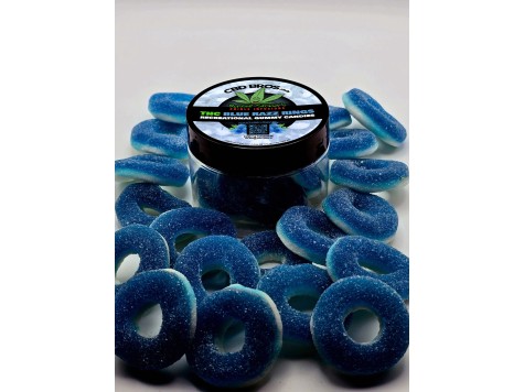 Blue Razz Rings - 100mg THC