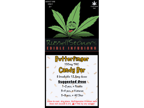 Butterfinger Candy Bar - 100mg THC