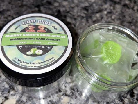 Granny Smith's Sour Apple Hard Candy - THC