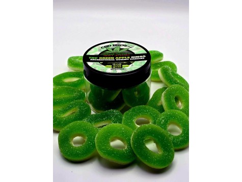 Green Apple Rings - 100mg THC