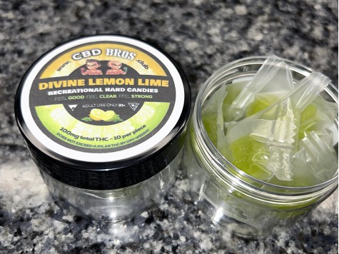 Lemon Lime Hard Candy - THC